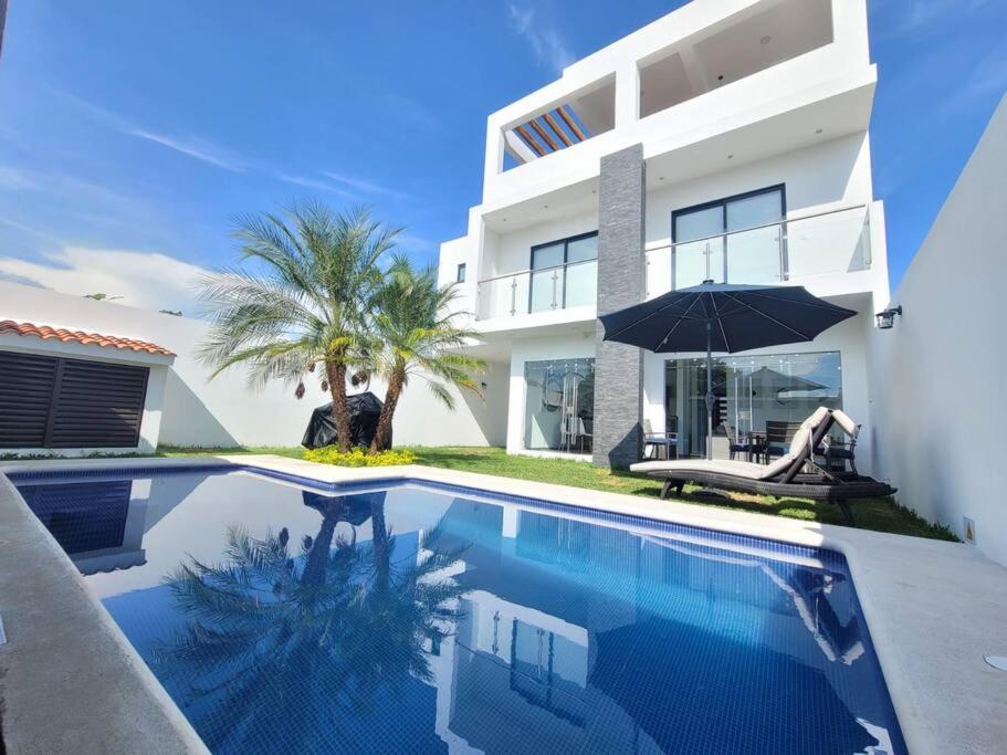 Casa Lua Tequesquitengo. Alberca, Jacuzzi Y Roof 外观 照片